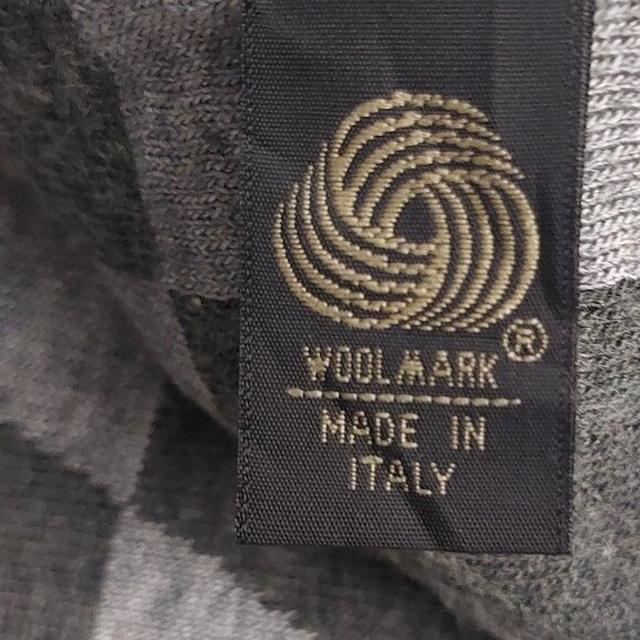 LOUIS VUITTON LV Split Dark Gray & Light Gray Scarf Pre-Owned - Picture 12 of 12